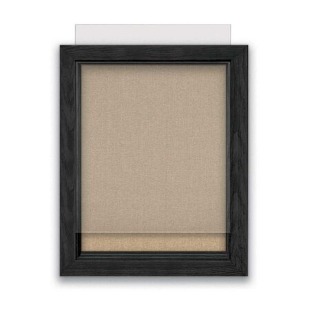United Visual Products Indoor Enclosed Combo Board, 72"x36", Gold Frame/Green & Cobalt UVCB7236G-GREEN-COBACC